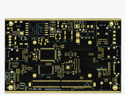 Six-layer rigid-flex board